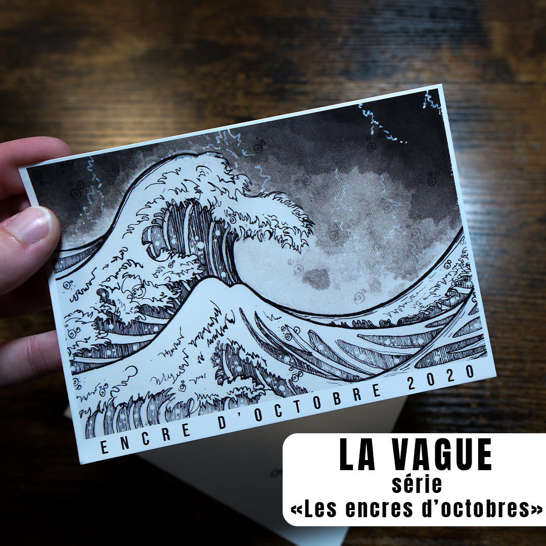Carte Postale - Set de 4 cartes postales série "Les Encres d'octobre"
