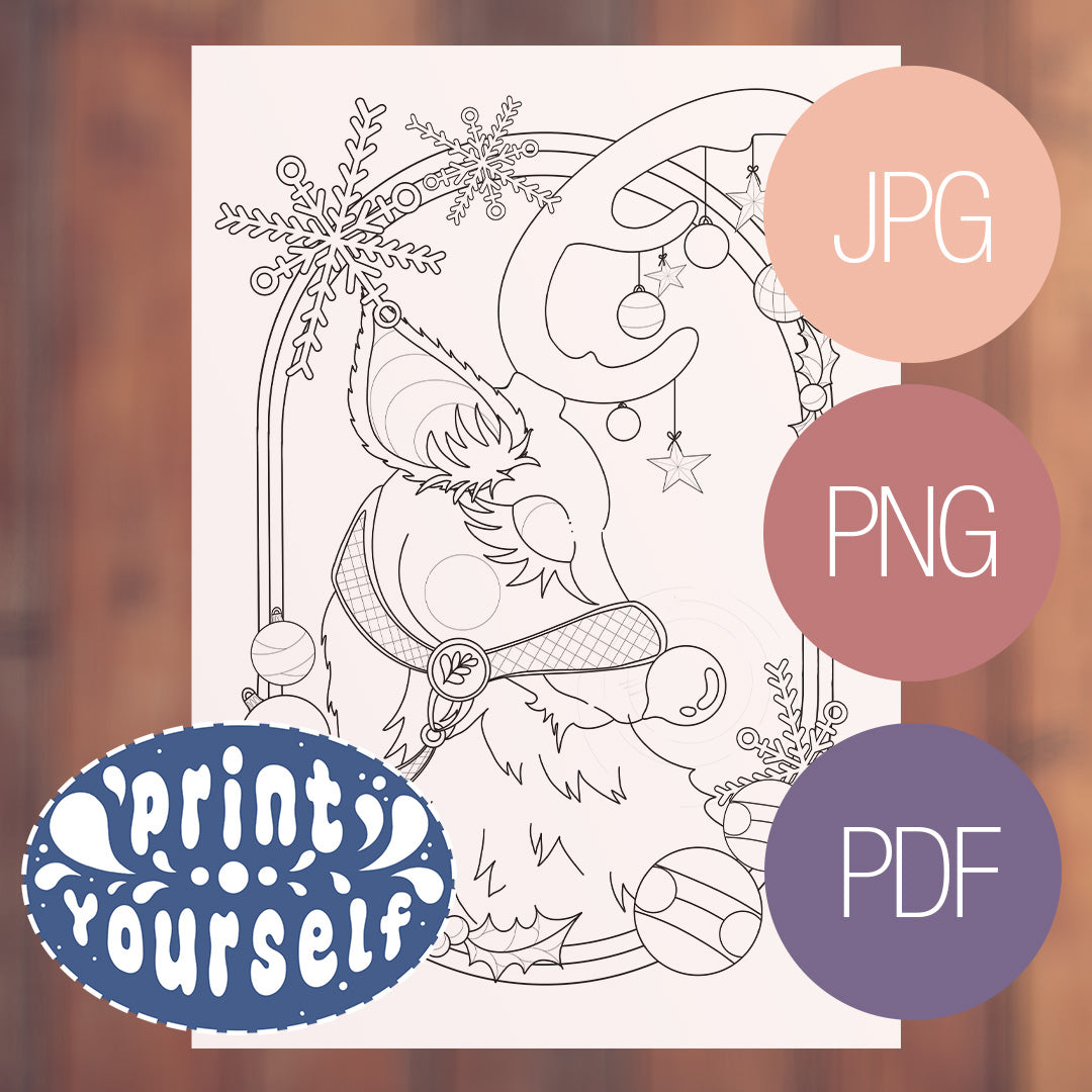Set de 3 Coloriages - Noël enchantée