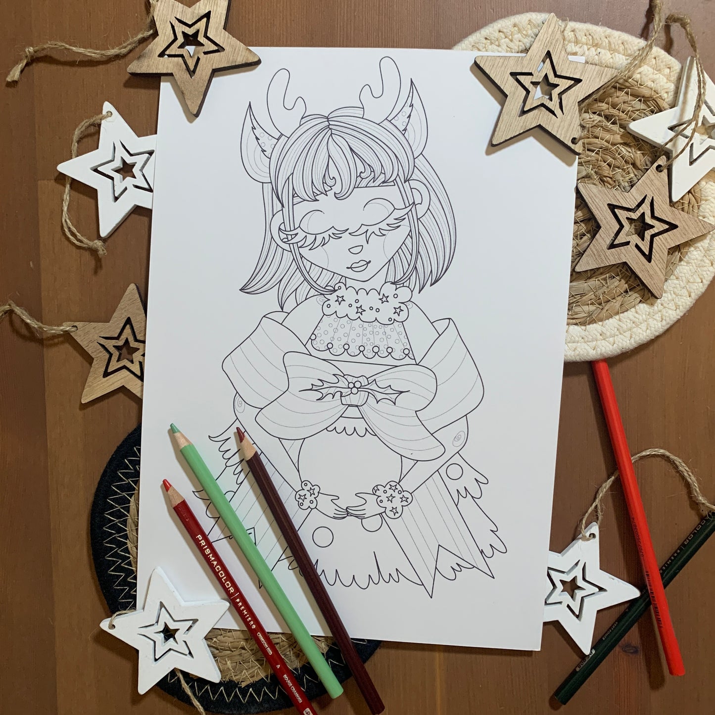 Set de 3 Coloriages - Noël magique