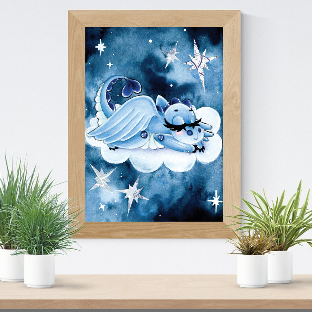 "Le Dragon Endormi" - Impression d'Art