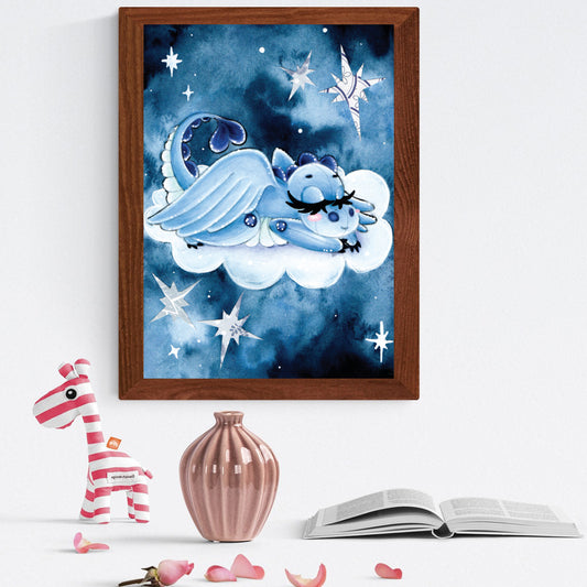 "Le Dragon Endormi" - Impression d'Art