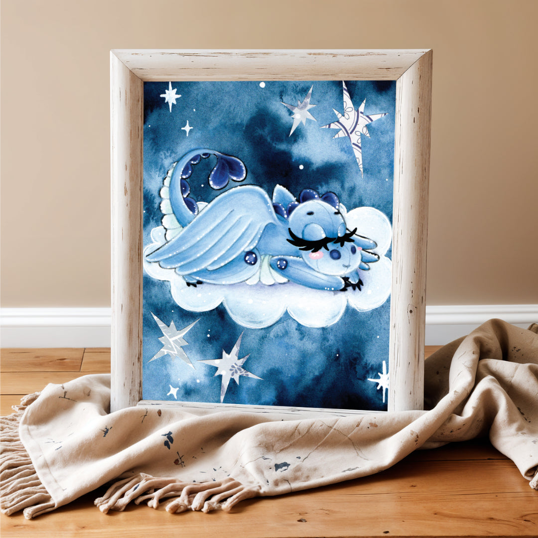 "Le Dragon Endormi" - Impression d'Art