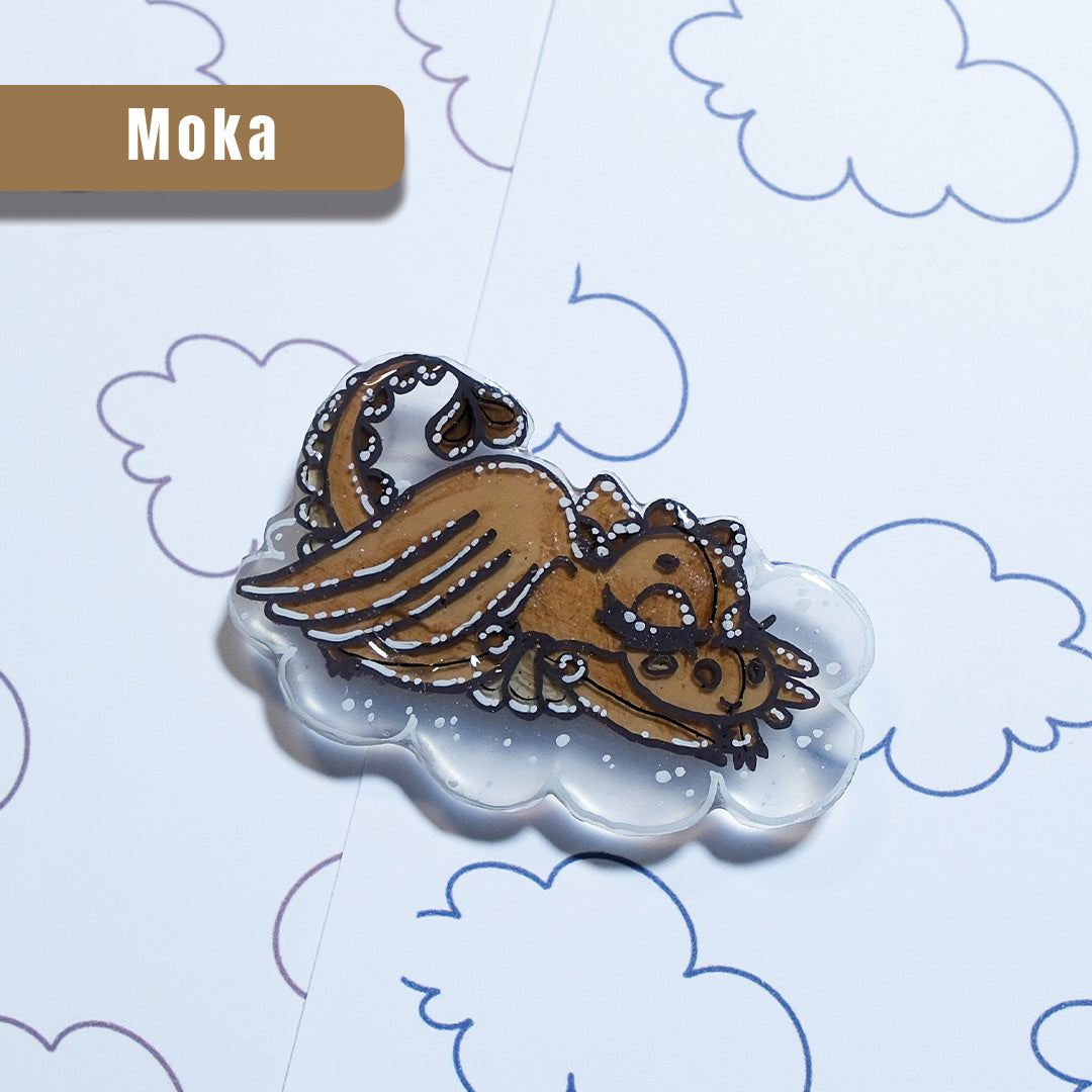 Magnet en Plastique Magique "Mon petit dragon endormi"