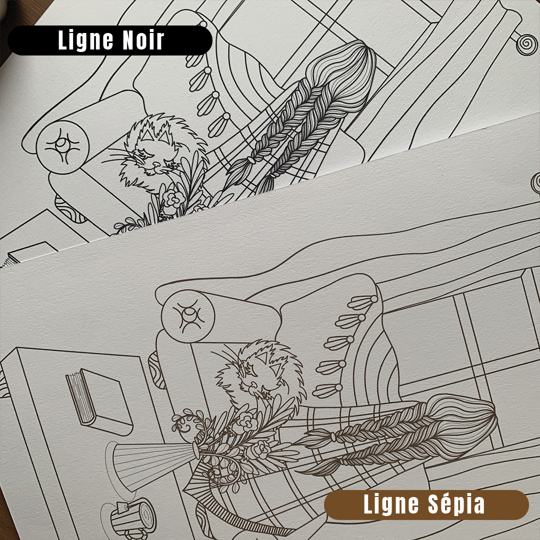 Set de 3 Coloriages - Automne Cozy
