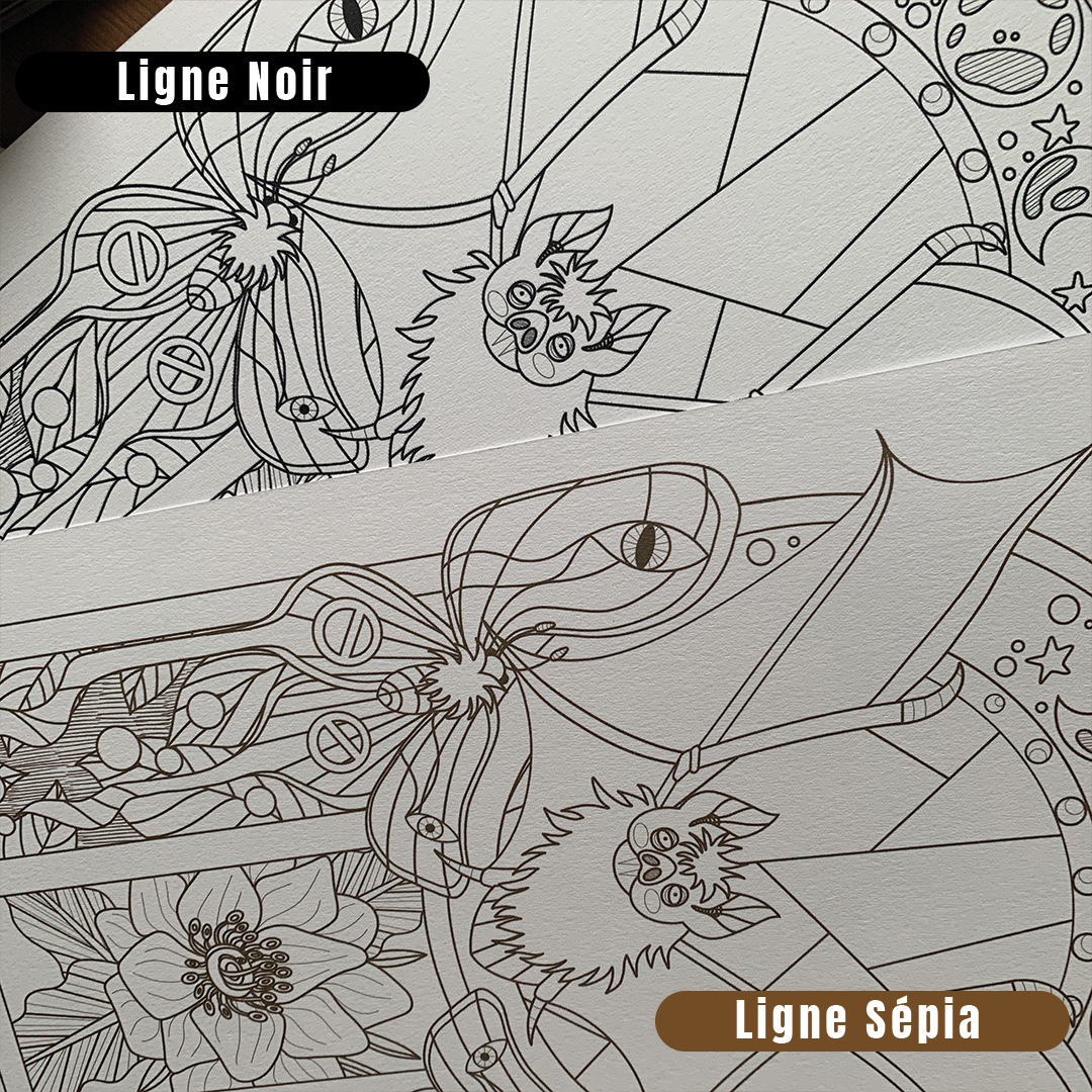 Set de 3 Coloriages - Ghost Family