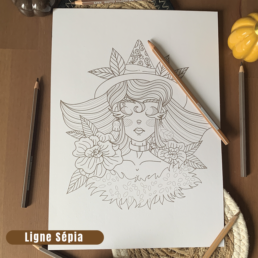 Set de 3 Coloriages - Automne Cozy