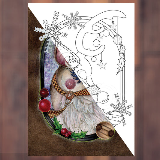 Illustration à colorier - Rudolf