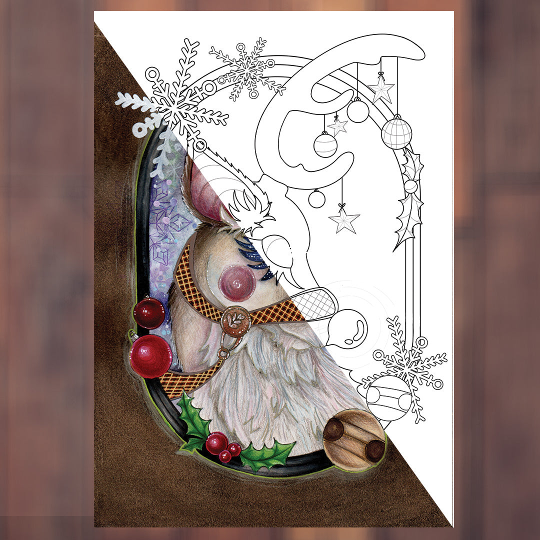 Set de 3 Coloriages - Noël enchantée