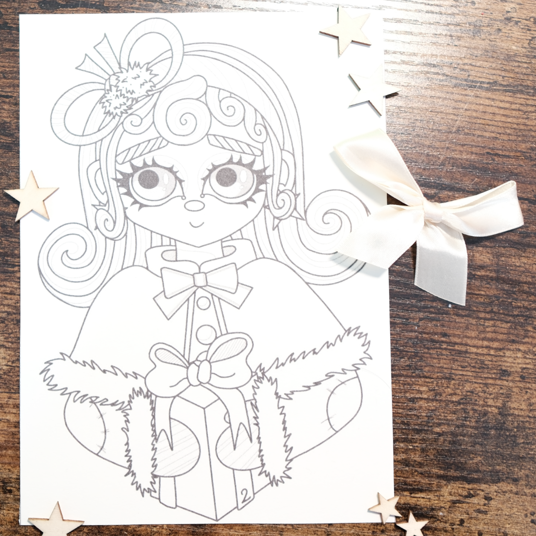 Calendrier de l'Avent - Noel a Colorier