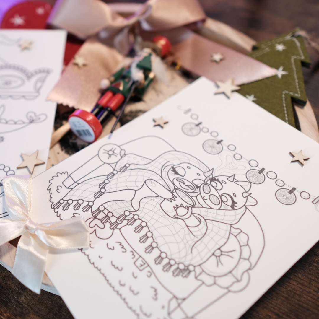 Calendrier de l'Avent - Noel a Colorier