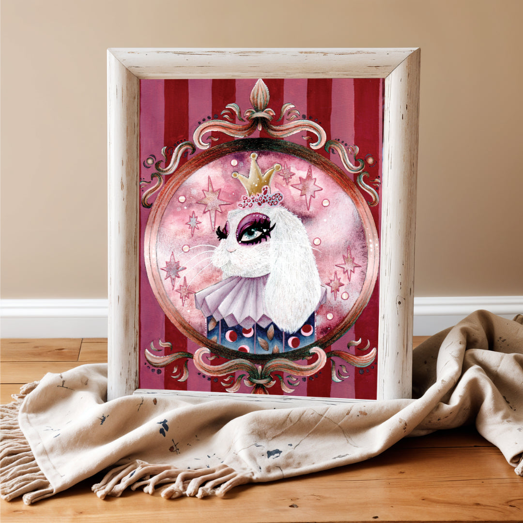 "La Reine Lapine" - Impression d'Art