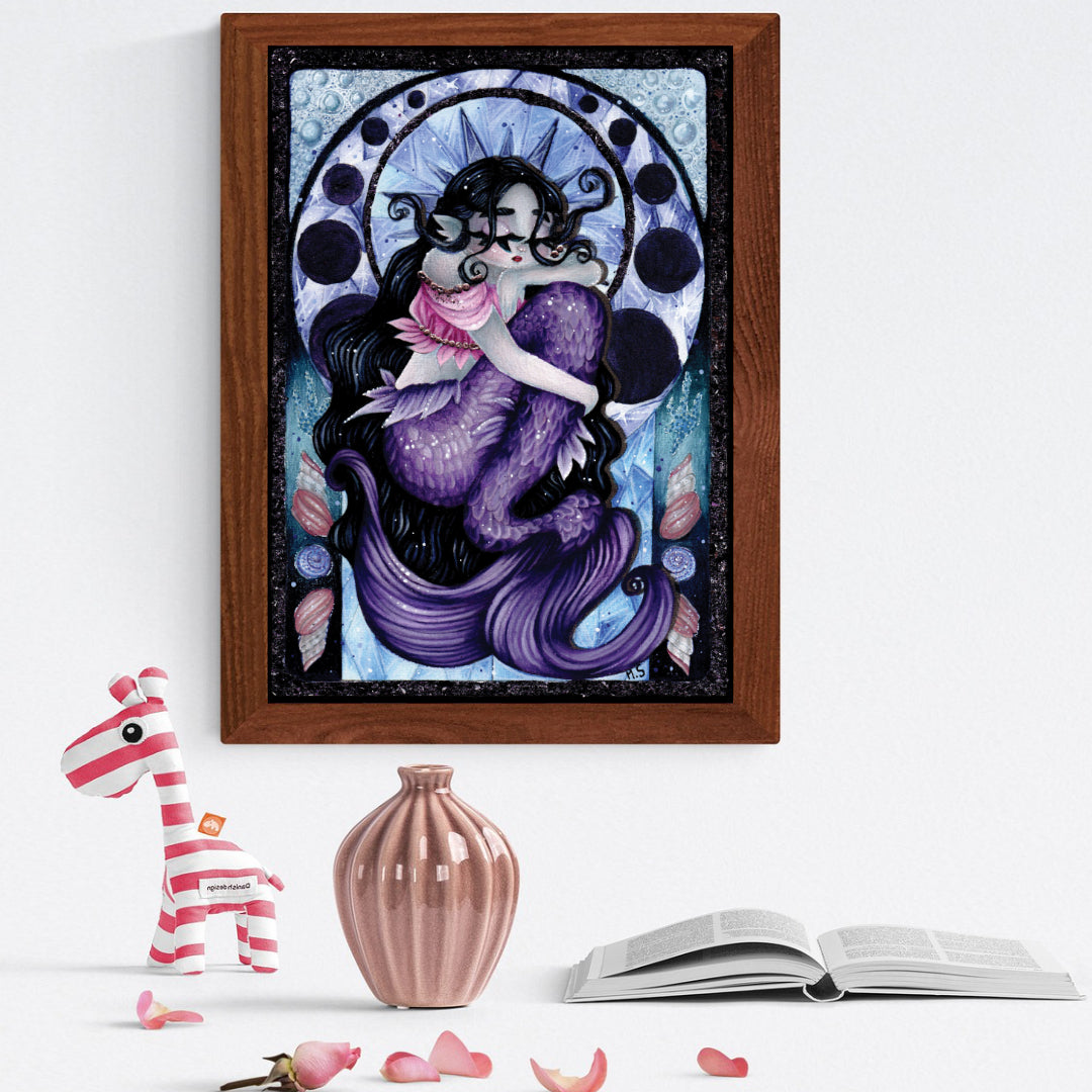 "La Sirène Endormie" - Impression d'Art