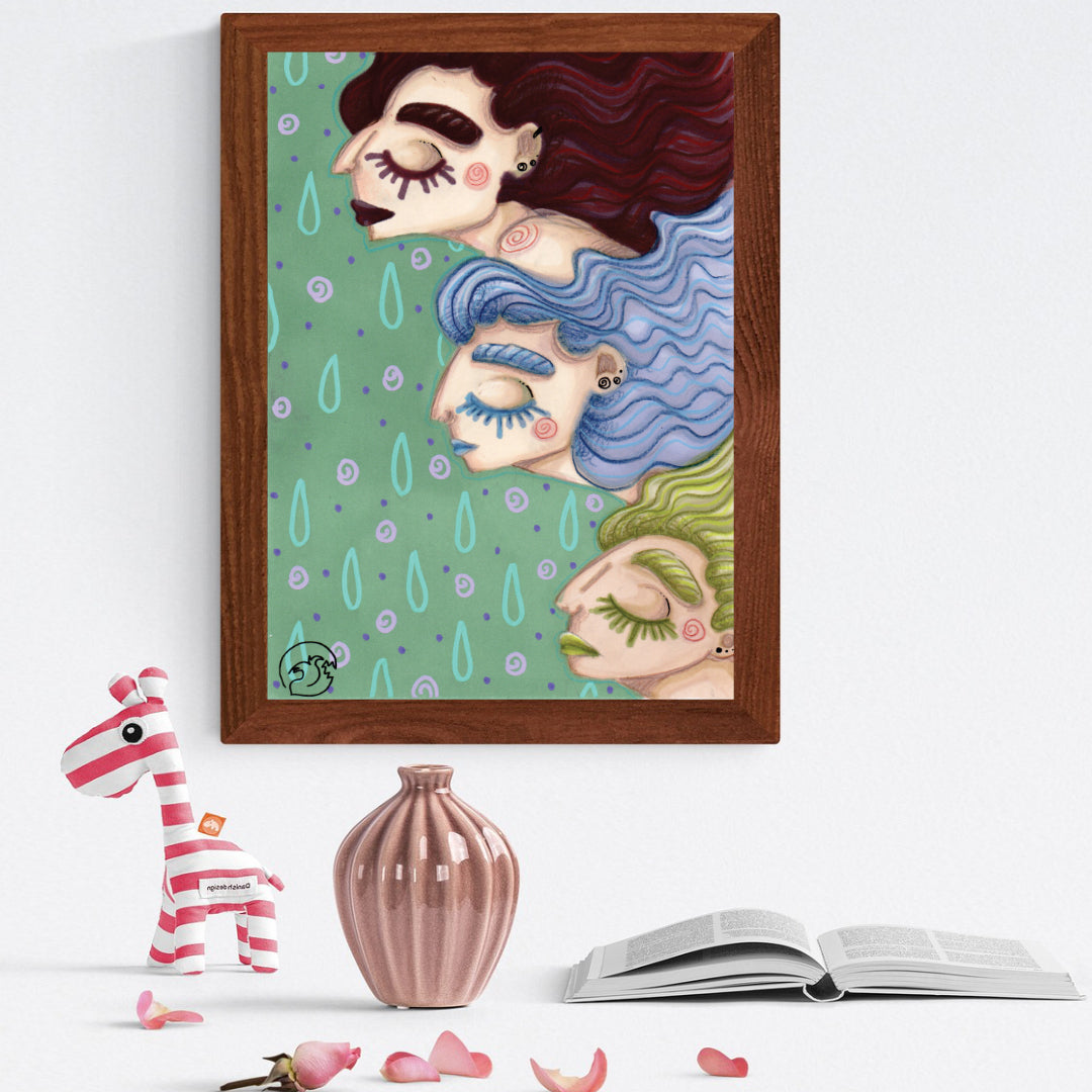 "Les Trois Muses" - Impression d'Art