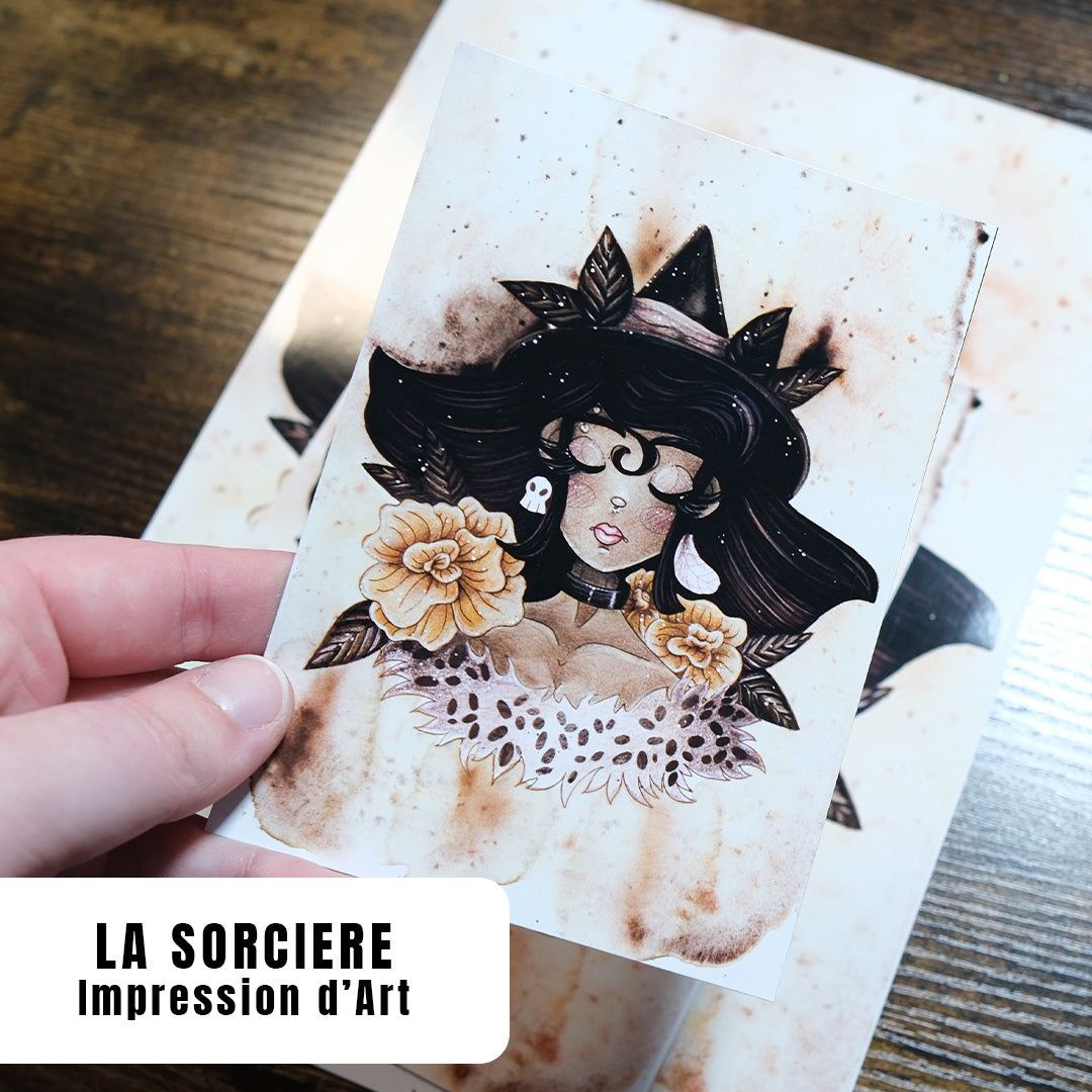 "La Sorcière" - Impression d'Art