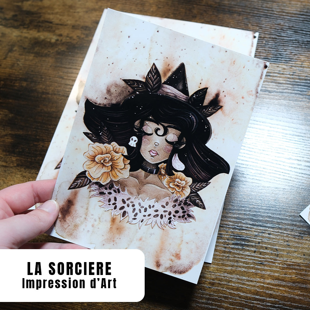 "La Sorcière" - Impression d'Art