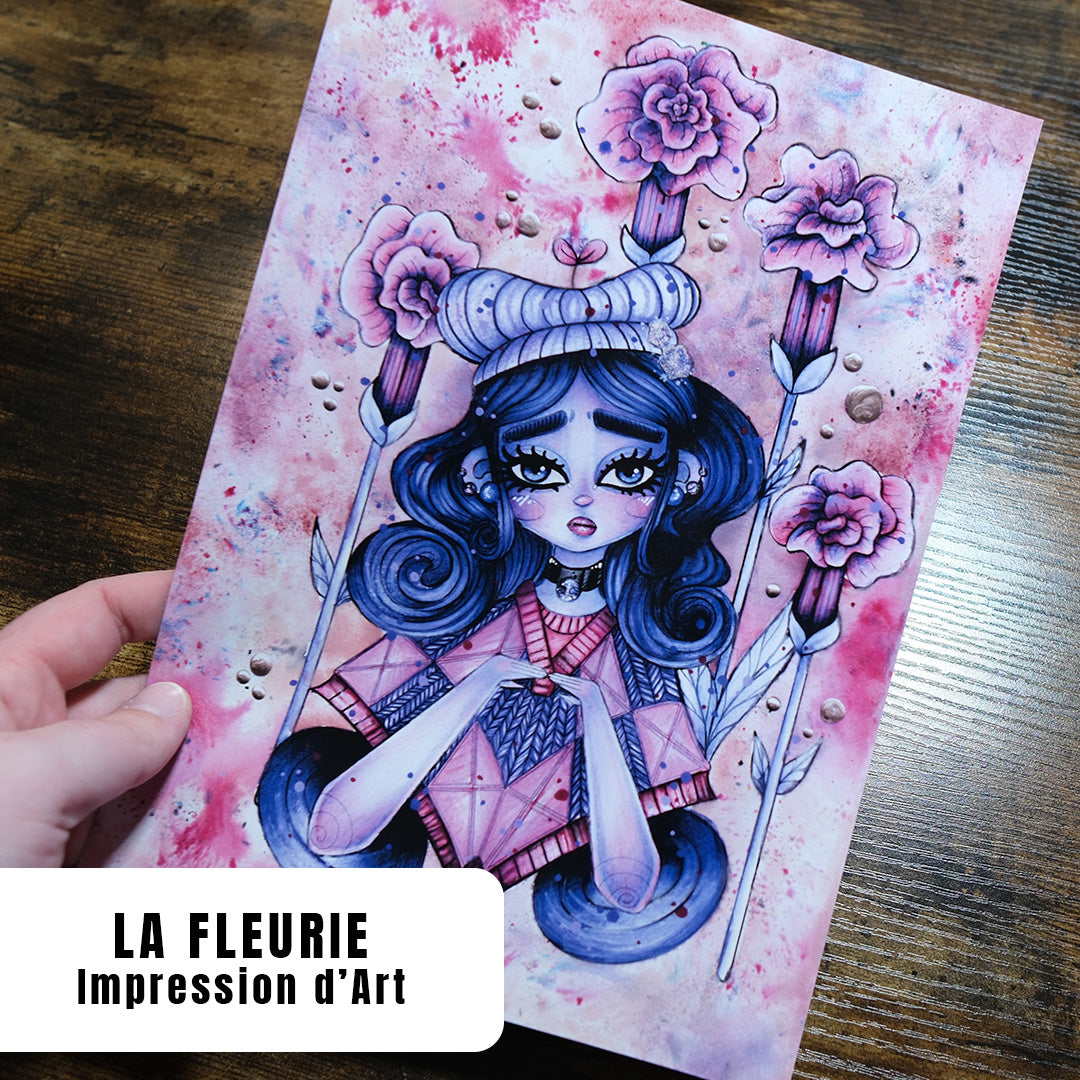 "La Fleurie" - Impression d'Art