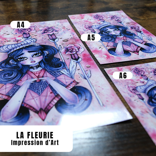 "La Fleurie" - Impression d'Art