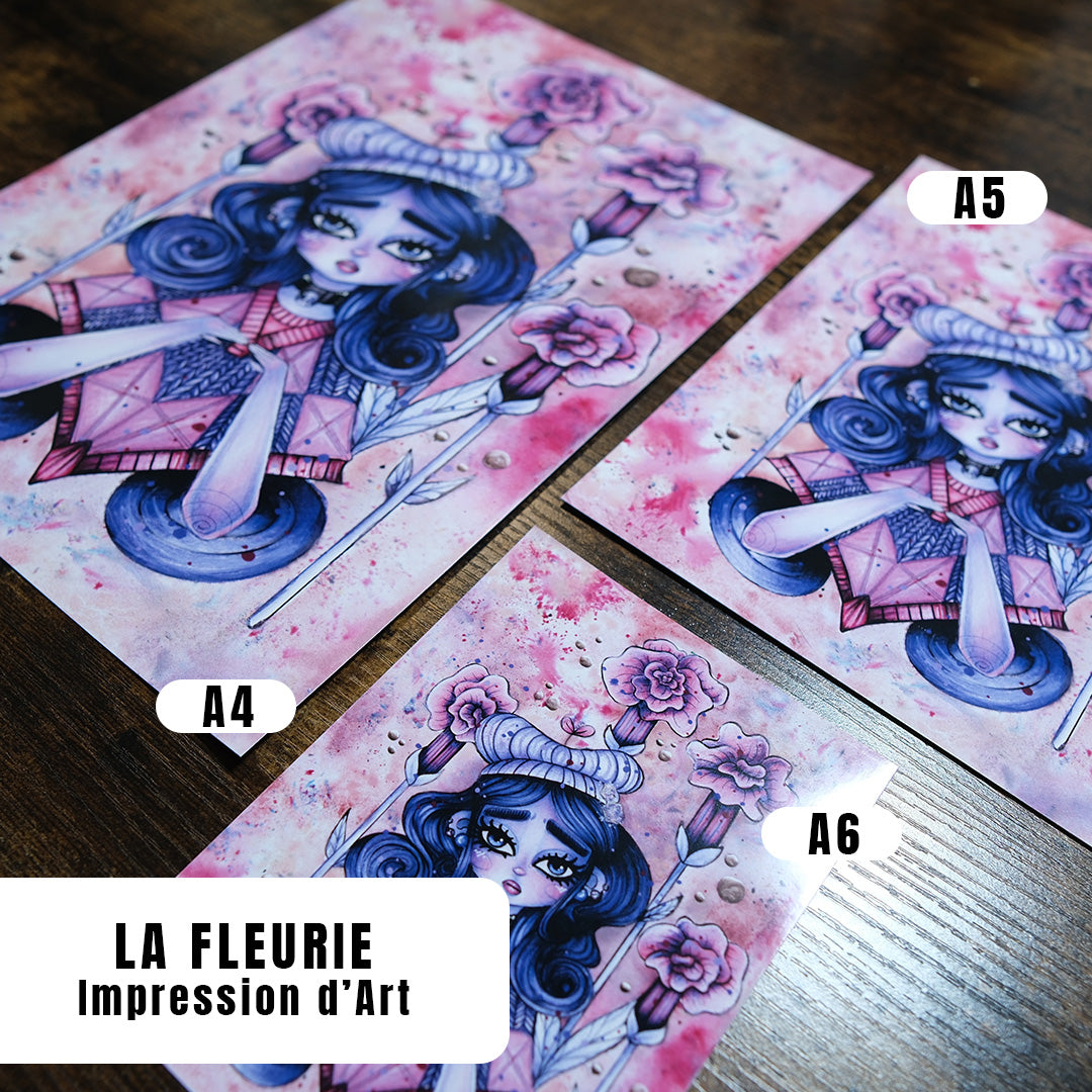 "La Fleurie" - Impression d'Art