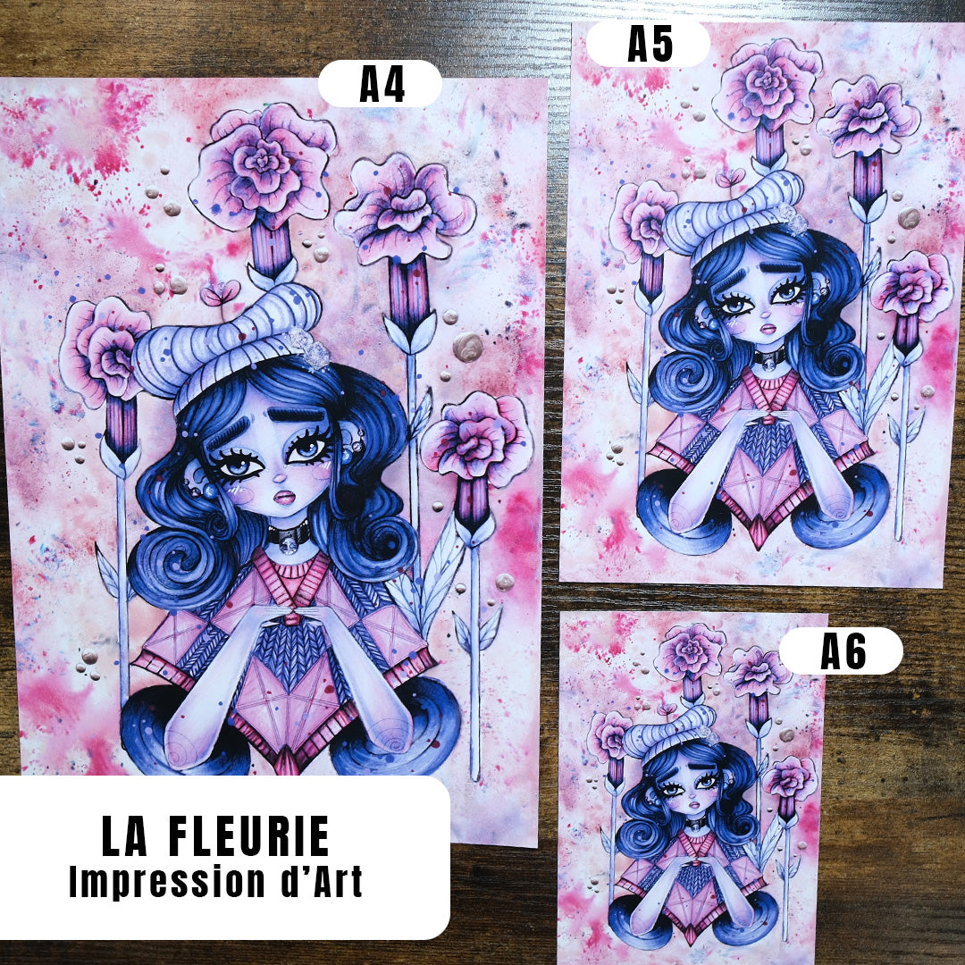 "La Fleurie" - Impression d'Art