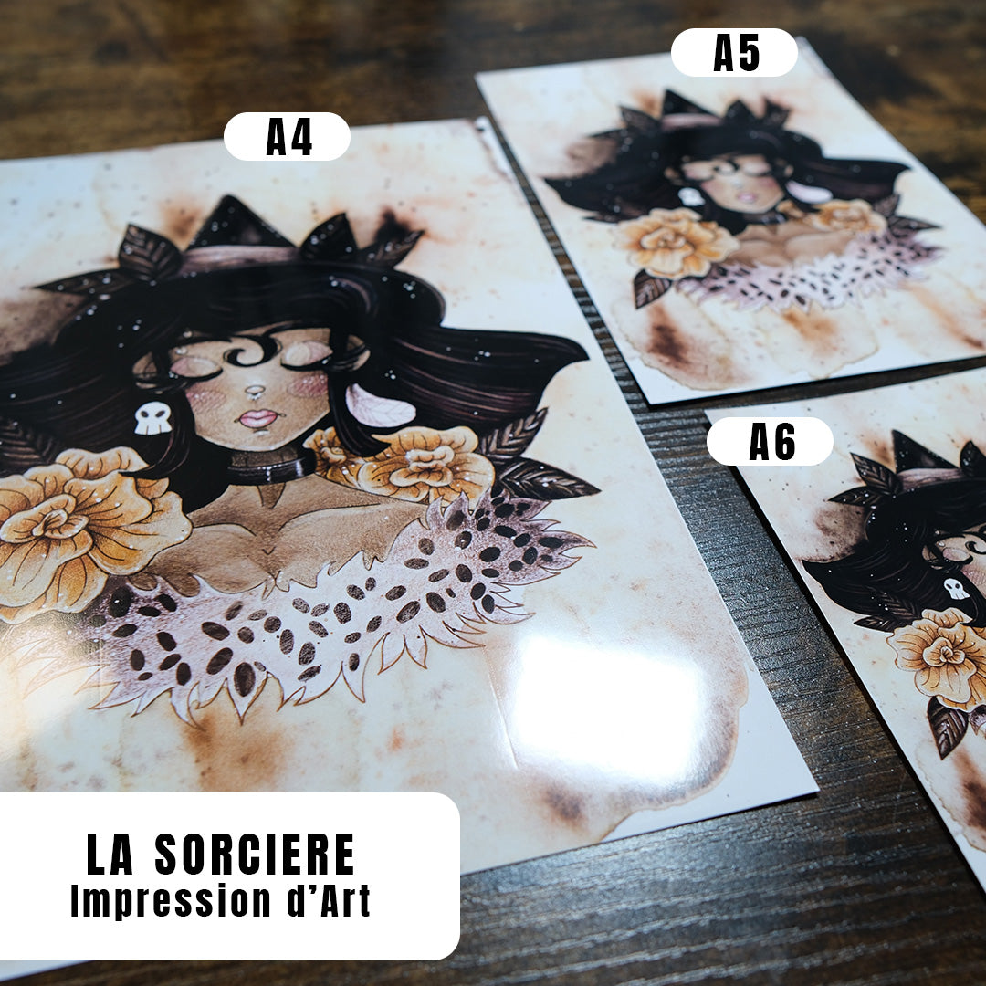 "La Sorcière" - Impression d'Art