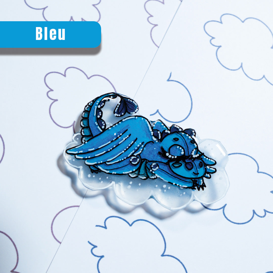 Magnet en Plastique Magique "Mon petit dragon endormi"