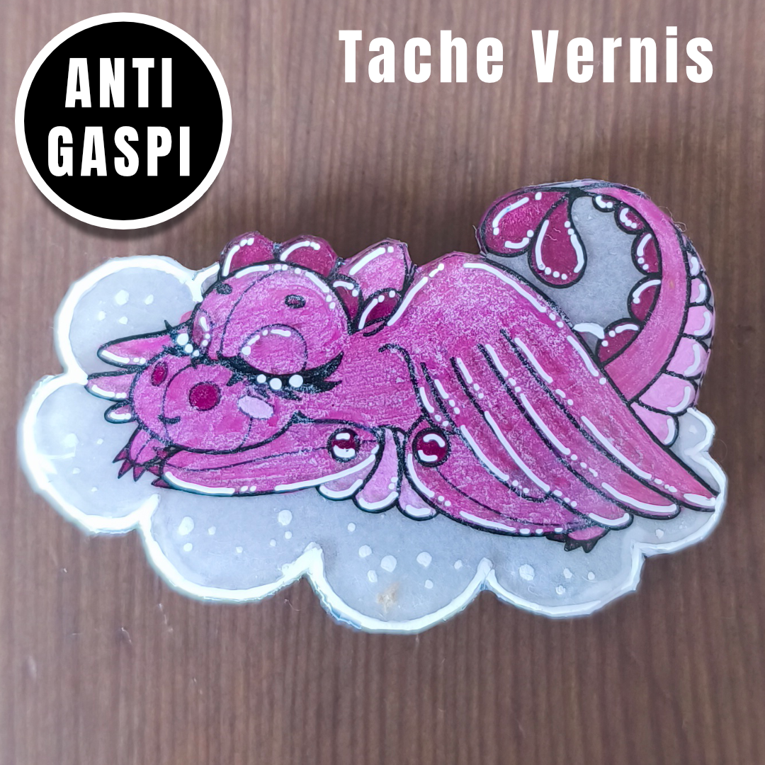 Anti Gaspi Magnet - "mon petit dragon endormi"