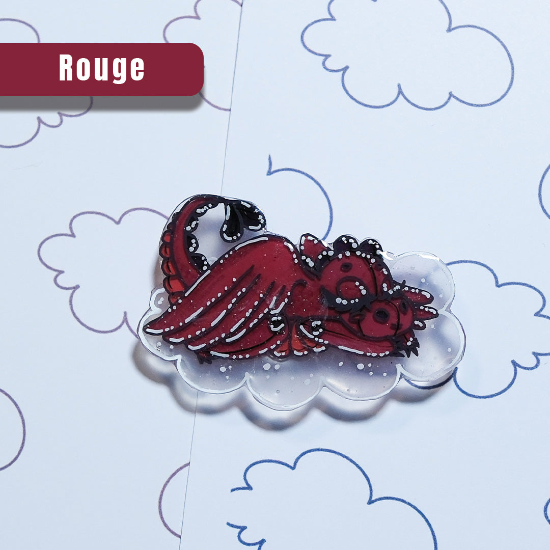 Magnet en Plastique Magique "Mon petit dragon endormi"