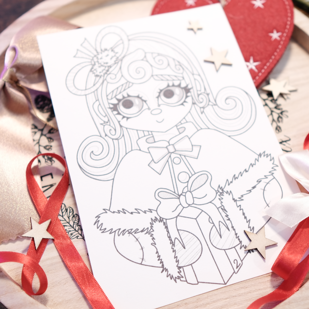 Calendrier de l’Avent à Colorier : 25 Jours de Magie à Imprimer chez soi (Version PDF)