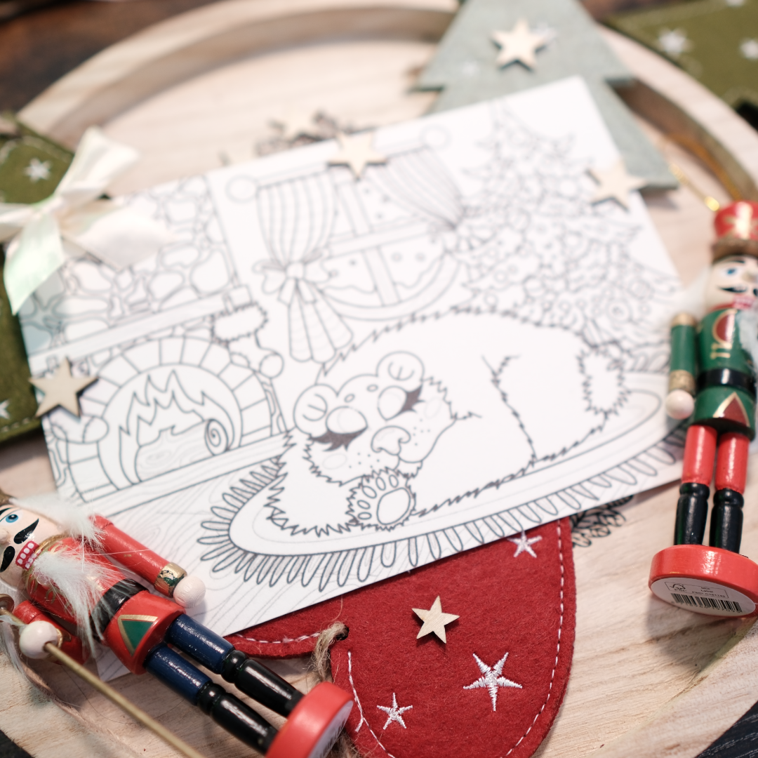 Calendrier de l’Avent à Colorier : 25 Jours de Magie à Imprimer chez soi (Version PDF)