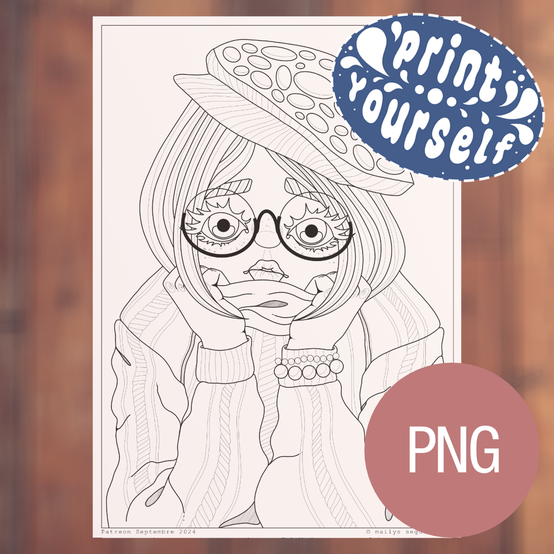 Pack Intégral 2024 : 8 Coloriages Numériques (Archives Patreon)