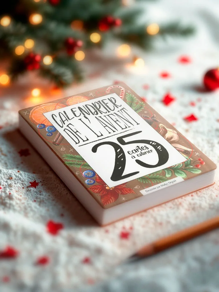 Le calendrier de l’Avent à colorier
