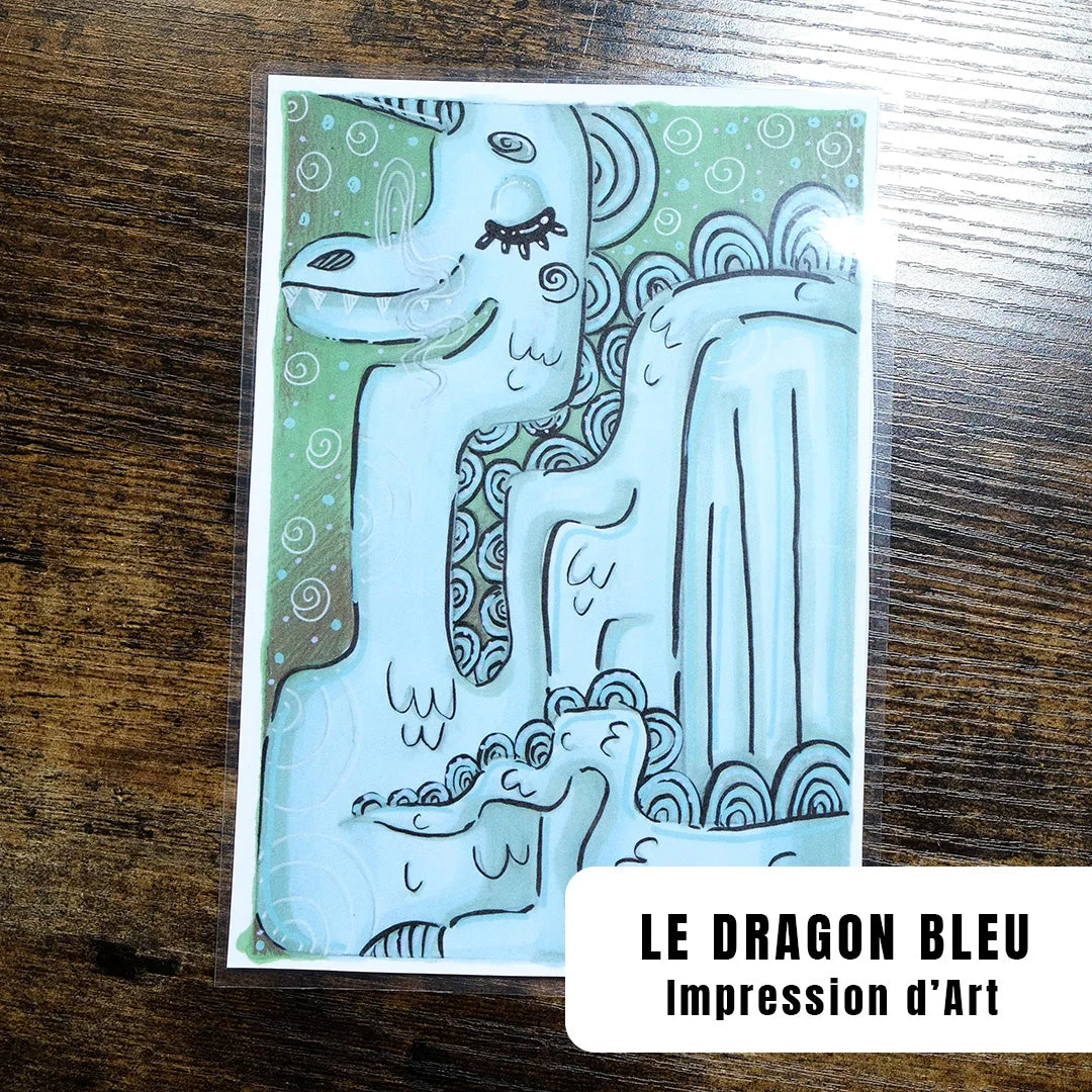 Autre aperçu de Dragon en folie - Impression d'art Limitée
