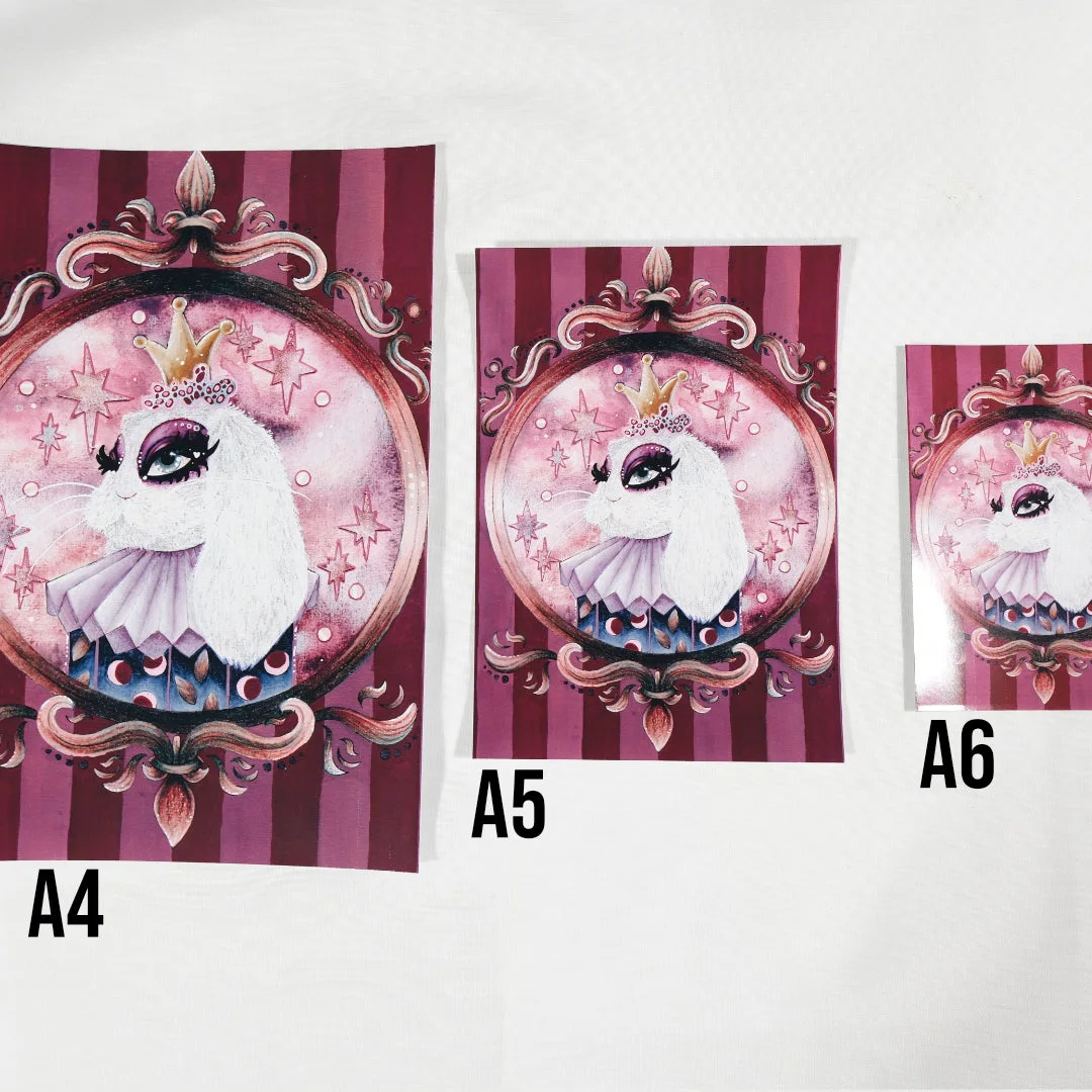 Autre aperçu de "La Reine Lapine" - Impression d'Art