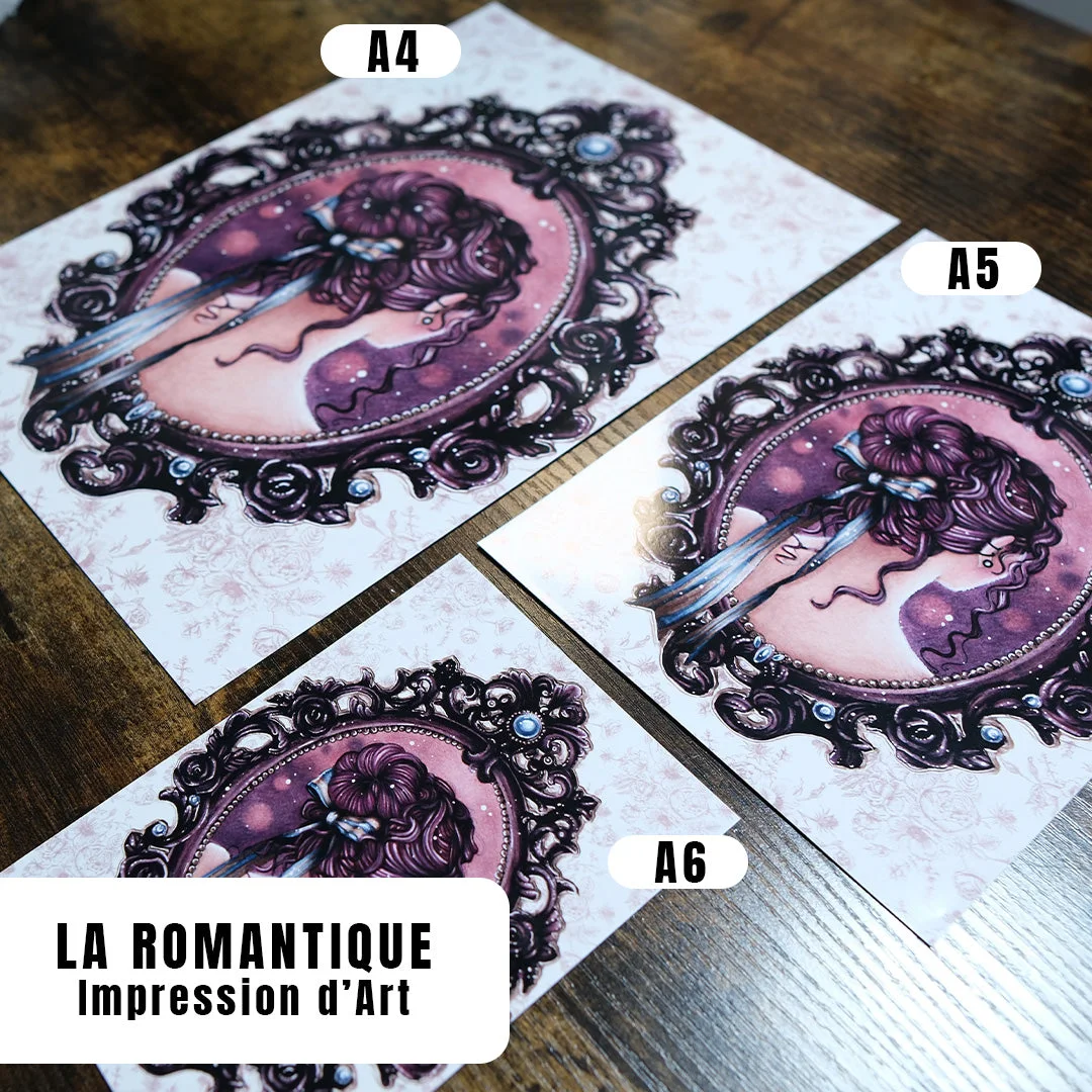 Autre aperçu de "La Romantique" - Impression d'Art