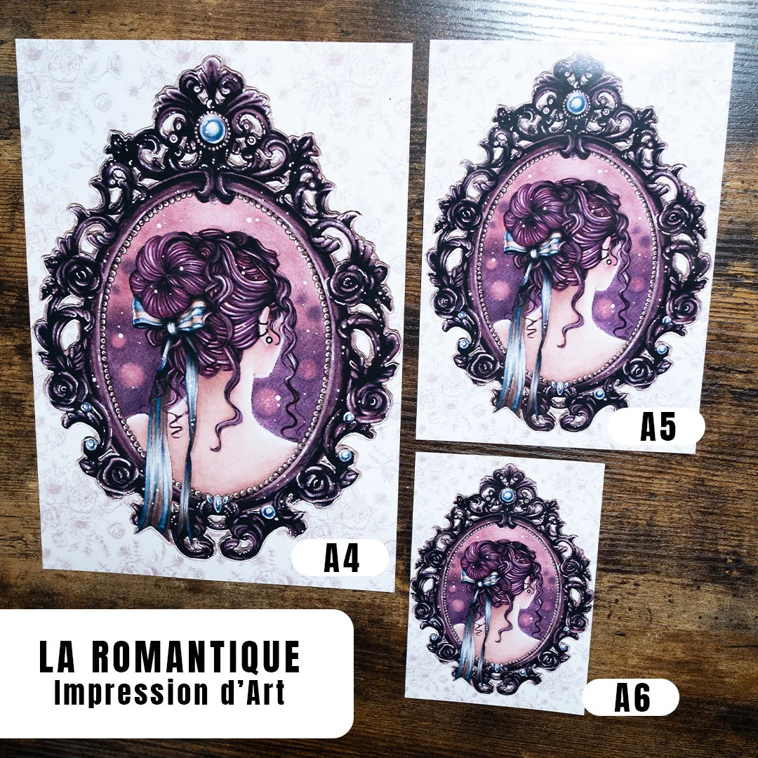 Autre aperçu de "La Romantique" - Impression d'Art