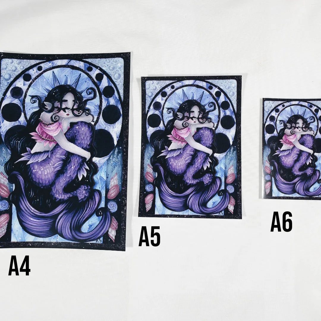 Autre aperçu de "La Sirène Endormie" - Impression d'Art