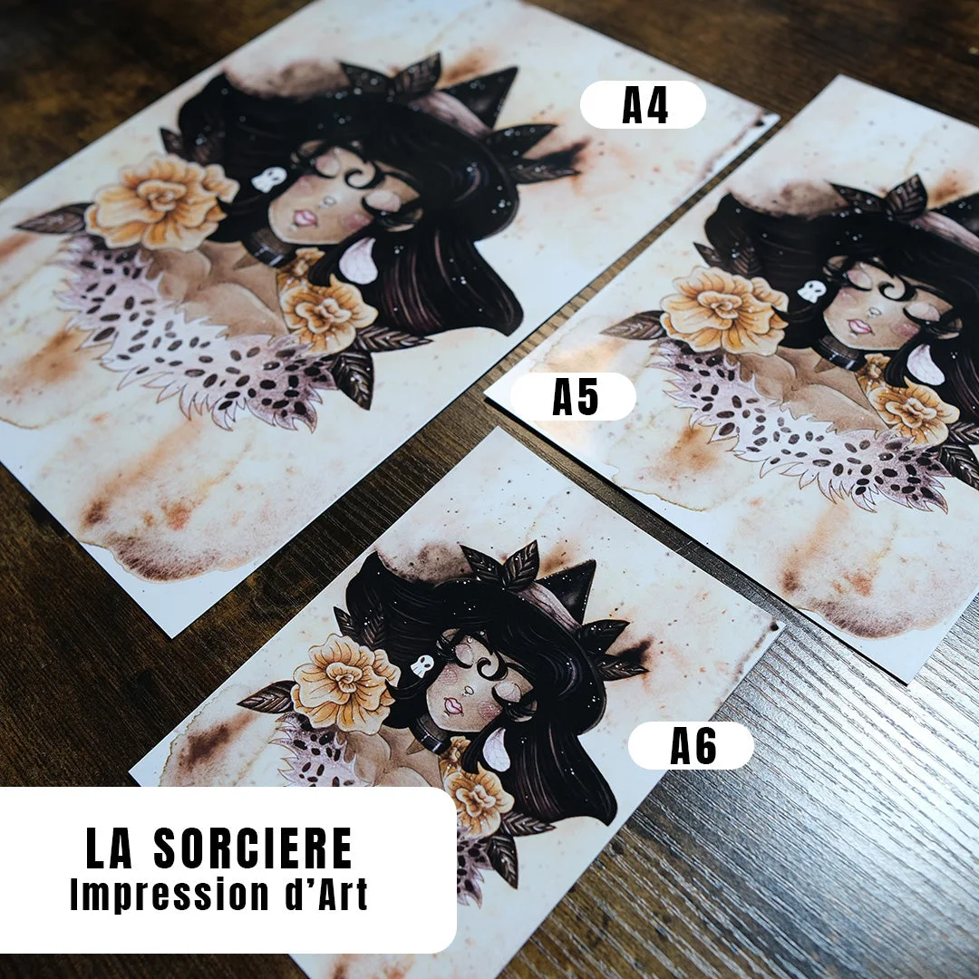 Autre aperçu de "La Sorcière" - Impression d'Art