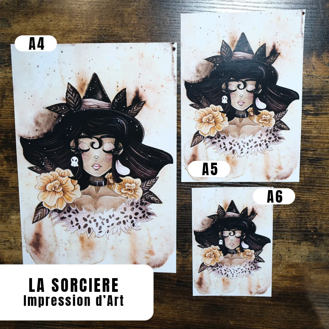 Autre aperçu de "La Sorcière" - Impression d'Art