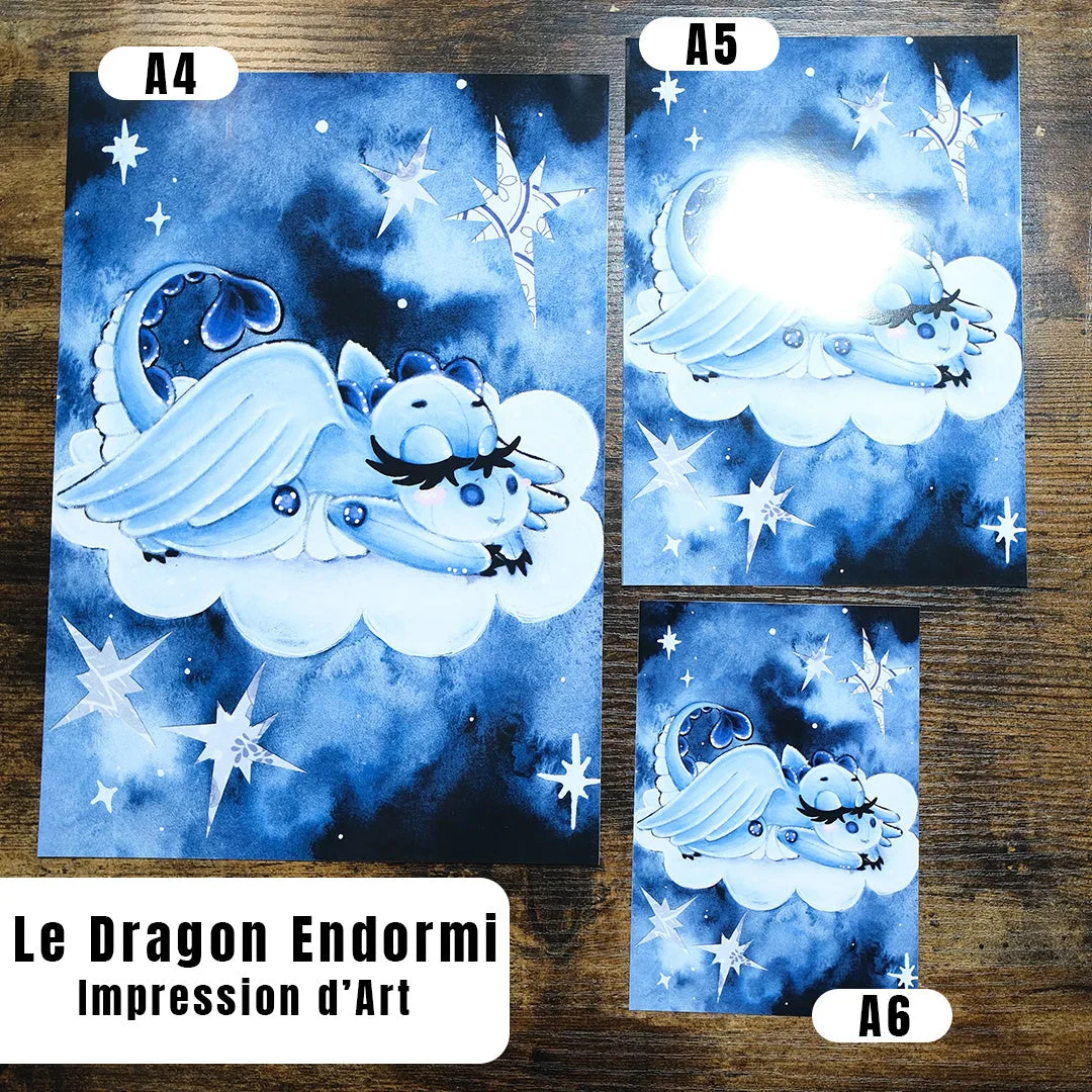 Autre aperçu de "Le Dragon Endormi" - Impression d'Art