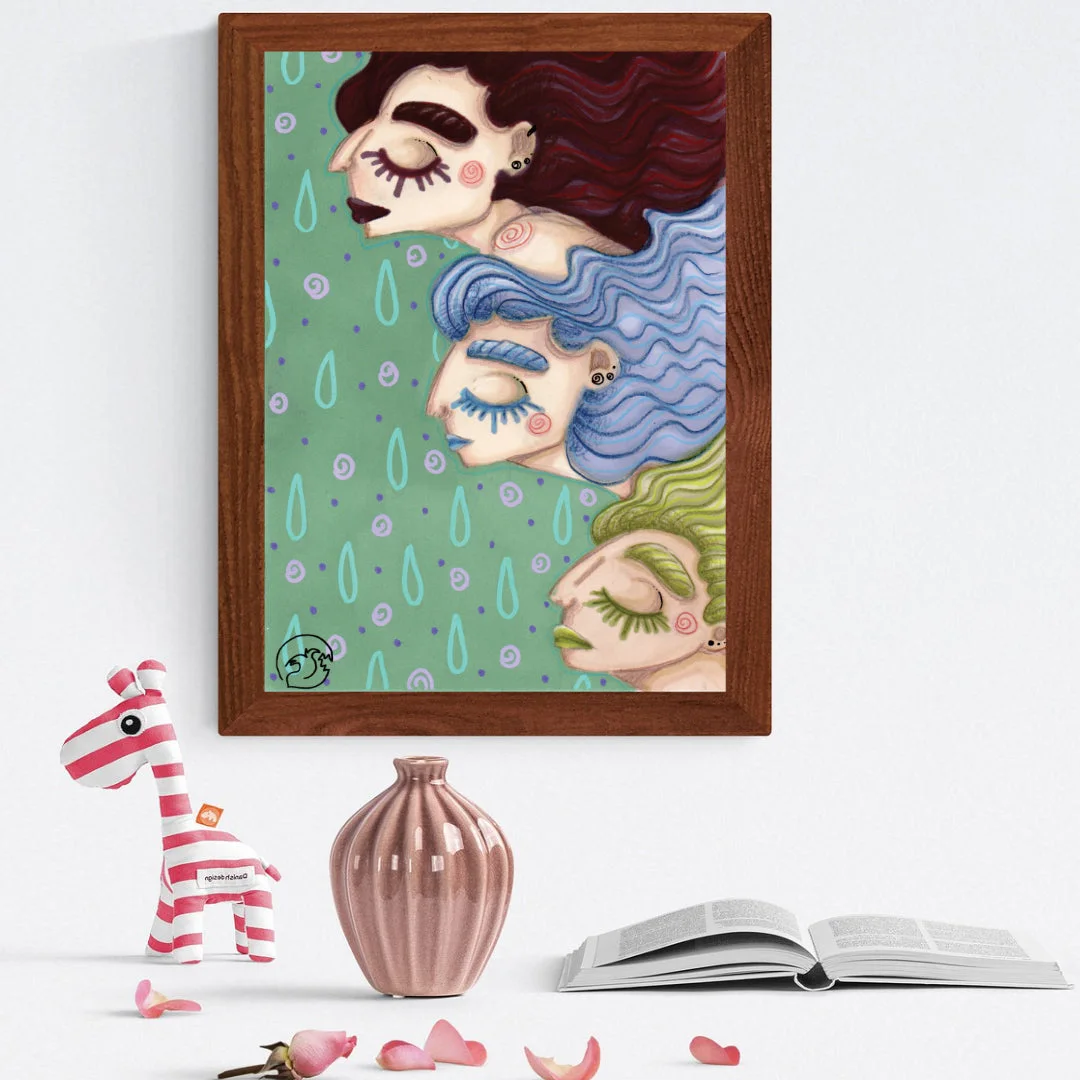 Autre aperçu de "Les Trois Muses" - Impression d'Art