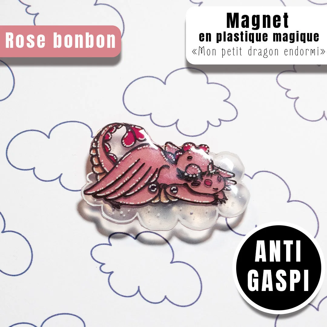 Autre aperçu de Anti Gaspi Magnet - "mon petit dragon endormi"