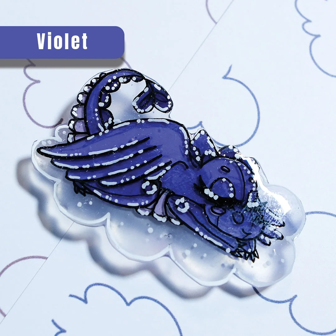 Autre aperçu de Magnet en Plastique Magique "Mon petit dragon endormi"