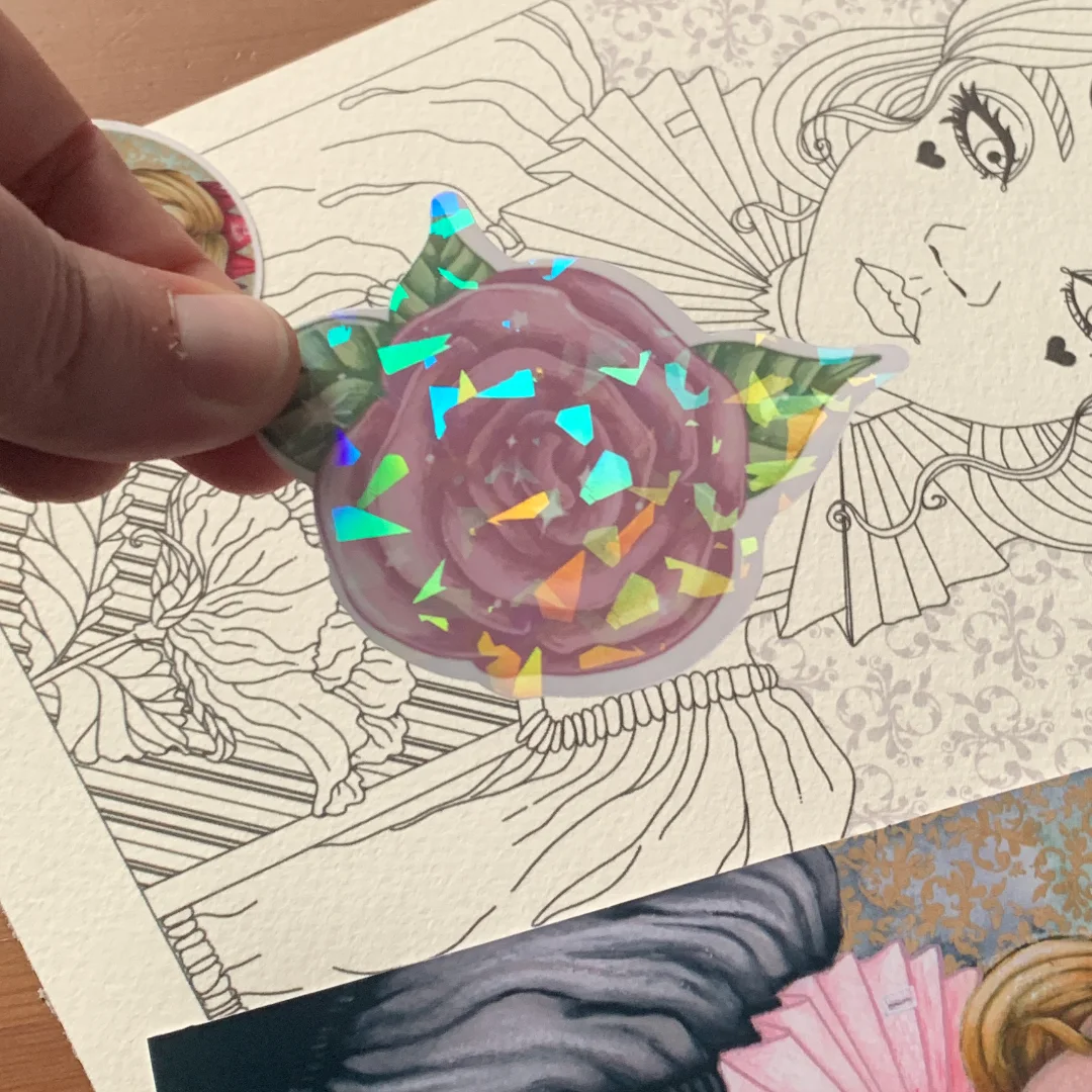 Reflets du sticker